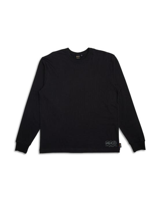  데우스 후드 티셔츠 DMF241601A ATH ANTHRACITE DOM