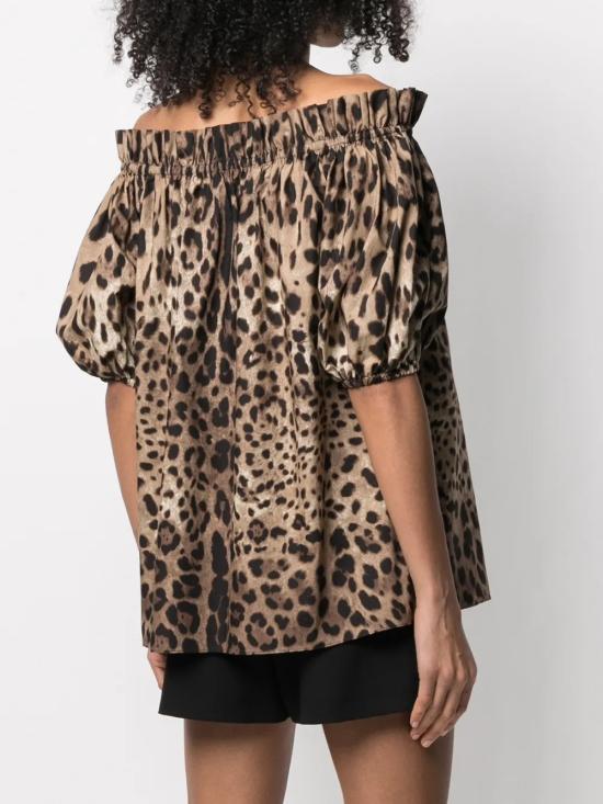 26SS 돌체앤가바나 블라우스 F71J7T HS5E3HY13M Brown - DOLCE & GABBANA