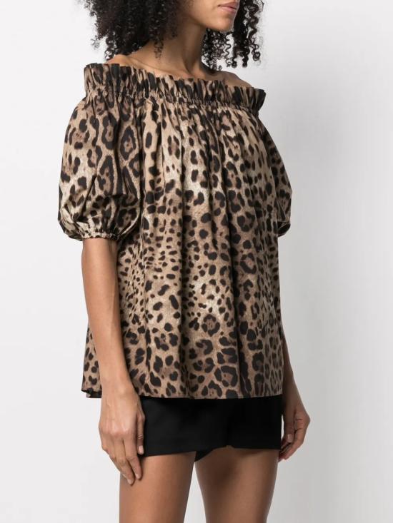 26SS 돌체앤가바나 블라우스 F71J7T HS5E3HY13M Brown - DOLCE & GABBANA