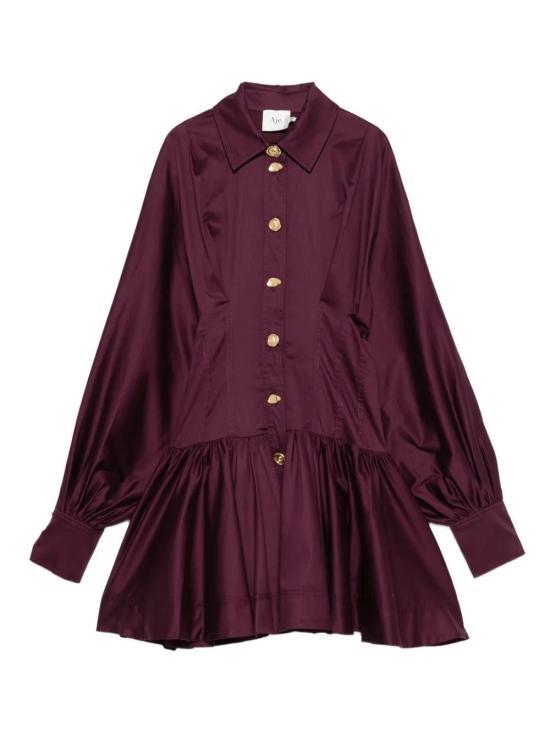 26SS 에이지 미디 원피스 25SS5367MLBRY Bordeaux