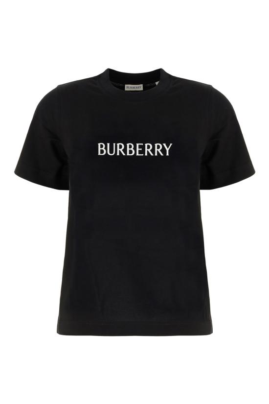 26SS 버버리 로고 코튼 티셔츠 8118977 A1189 BLACK
