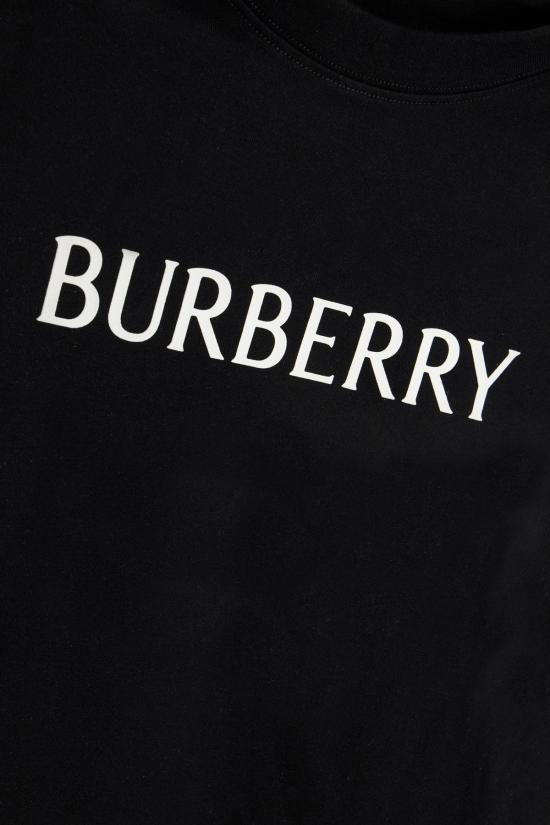 26SS 버버리 로고 코튼 티셔츠 8118977 A1189 BLACK - BURBERRY