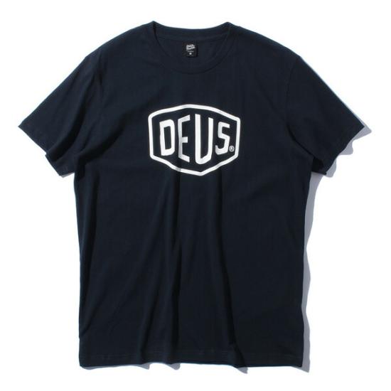 25SS 데우스 반팔 티셔츠 TDMW41808EBLK BLACK DOM