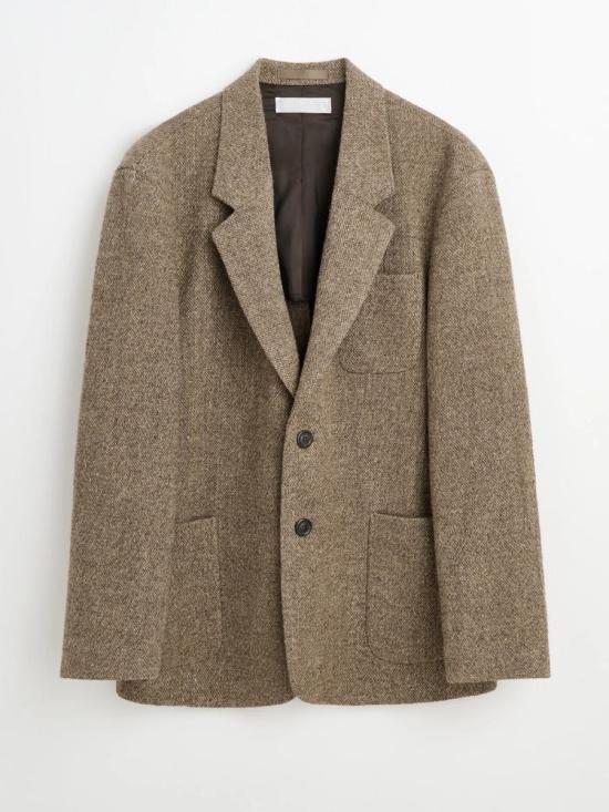 25FW 아워레가시 자켓 M4250EN NATURAL BROWN SACK WEAVE