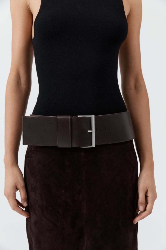  세인트아그니 와이드 벨트 세인트 아그니 와이드 클래식  커피