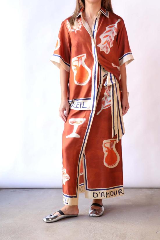  알레메 롱 스커트 AlÉmais Soleil D' Amour 사 - ALEMAIS