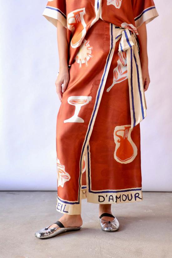  알레메 롱 스커트 AlÉmais Soleil D' Amour 사 - ALEMAIS