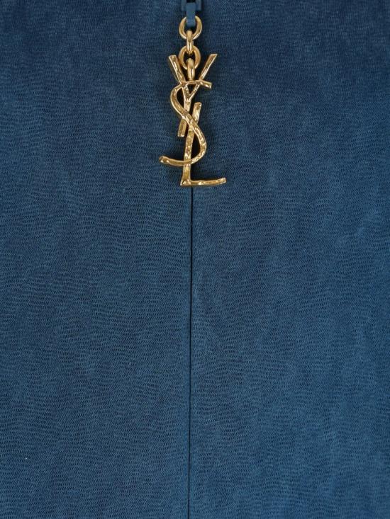 25FW 생로랑 숏 원피스 848977 Y5J304582 Blue - SAINT LAURENT