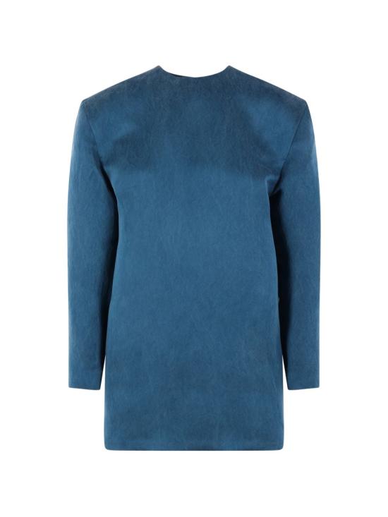 25FW 생로랑 숏 원피스 848977 Y5J304582 Blue - SAINT LAURENT