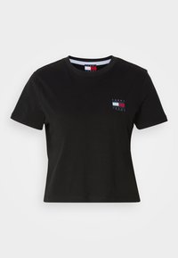  타미힐피거 볼드 플래그 티셔츠 DW21423 BDS BLACK DOM