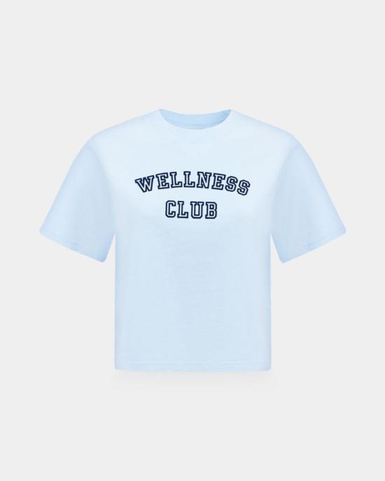 25SS 스포티앤리치 반팔 티셔츠 TO047602010BL90 3900 CIEL DOM