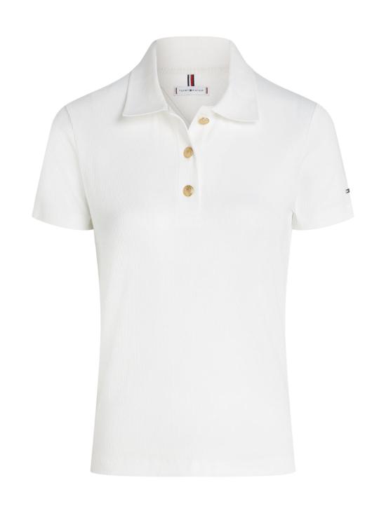 25FW 타미힐피거 폴로 티셔츠 WW45768YA8 IVORYSILK DOM