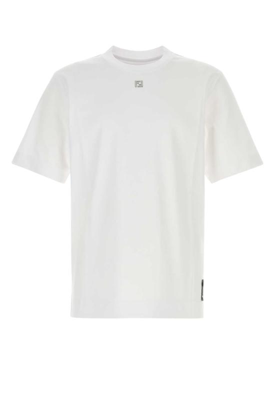  펜디 반팔 티셔츠 FY0936ARYY F0QA0 White