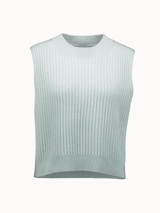  얼루드 베스트 알루드 로드 스웨터 0/1 17623 스웨터 조끼 플라워 밀크