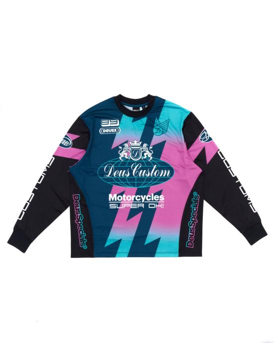 25SS 데우스 후드 티셔츠 DLP251104THU THUNDER DOM