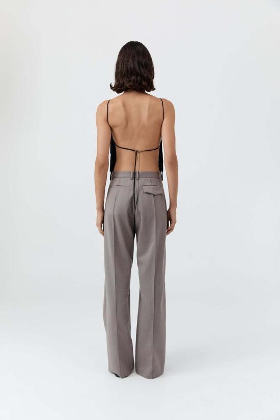  세인트아그니 스트레이트 팬츠 세인트 아그니 우파 핀턱 팬츠 - ST.AGNI