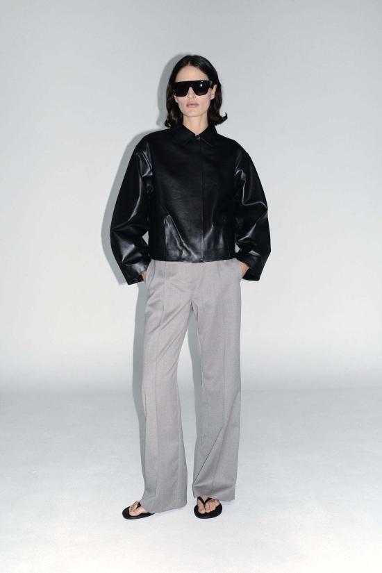  세인트아그니 스트레이트 팬츠 세인트 아그니 우파 핀턱 팬츠 - ST.AGNI