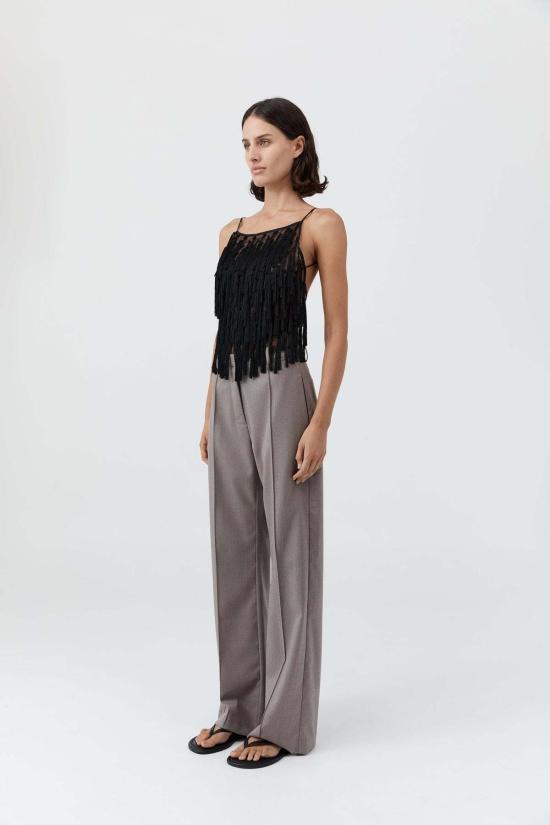  세인트아그니 스트레이트 팬츠 세인트 아그니 우파 핀턱 팬츠 - ST.AGNI