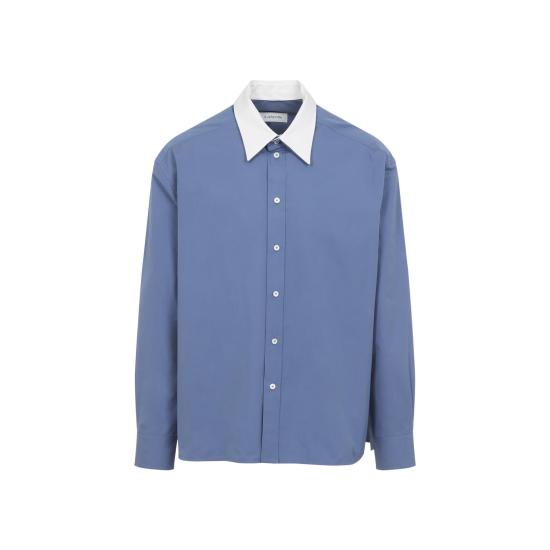 25FW 랑방 긴팔 셔츠 RMSI01056166H25 262 JEANNE BLUE