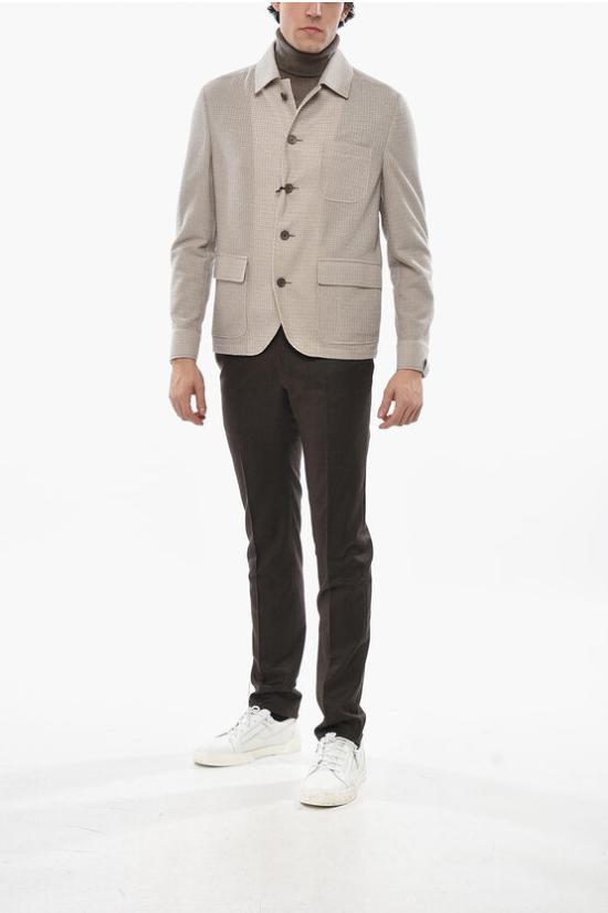  꼬르넬리아니 긴팔 셔츠 89XH50 2116826 036 Beige - CORNELIANI