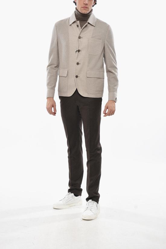  꼬르넬리아니 긴팔 셔츠 89XH50 2116826 036 Beige - CORNELIANI