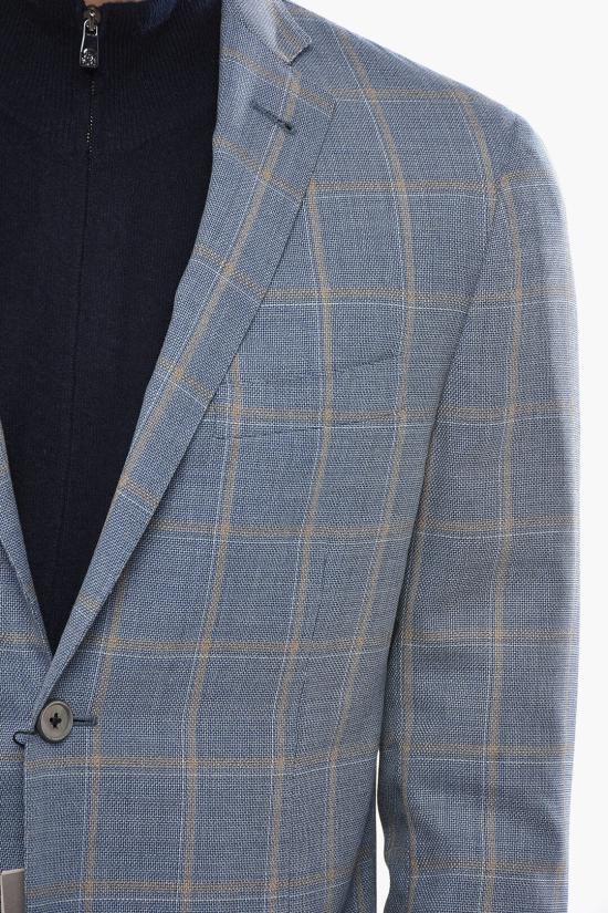  꼬르넬리아니 수트 자켓 89XY72 9116273 003 Light blue - CORNELIANI