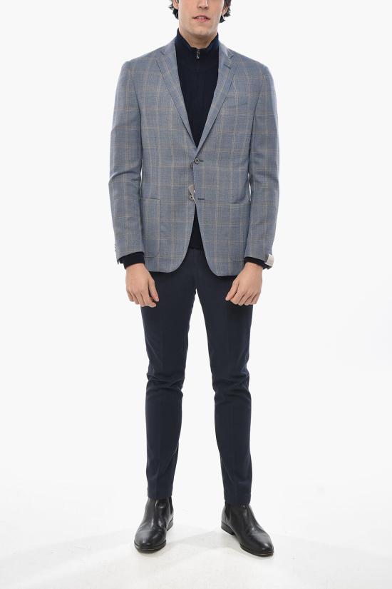  꼬르넬리아니 수트 자켓 89XY72 9116273 003 Light blue - CORNELIANI