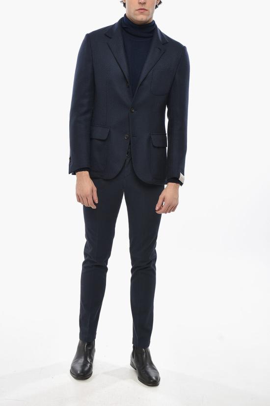  꼬르넬리아니 수트 자켓 94X535 9416221 001 Blue - CORNELIANI