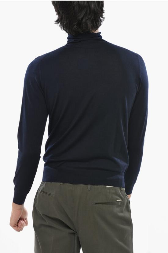  꼬르넬리아니 터틀넥 94M523 9425126 001 Blue - CORNELIANI