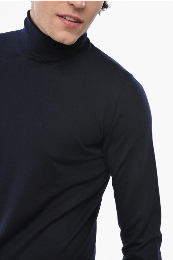  꼬르넬리아니 터틀넥 94M523 9425126 001 Blue - CORNELIANI