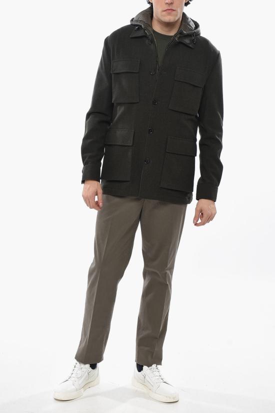  꼬르넬리아니 자켓 94YAL8 9420165 051 Military Green - CORNELIANI