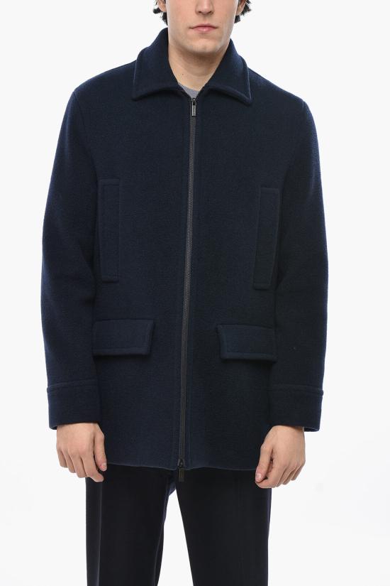  꼬르넬리아니 코트 942AL9 9420182 001 Blue