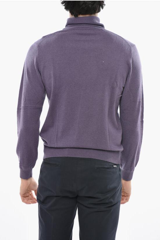  꼬르넬리아니 터틀넥 94M412 9425613 047 Violet - CORNELIANI