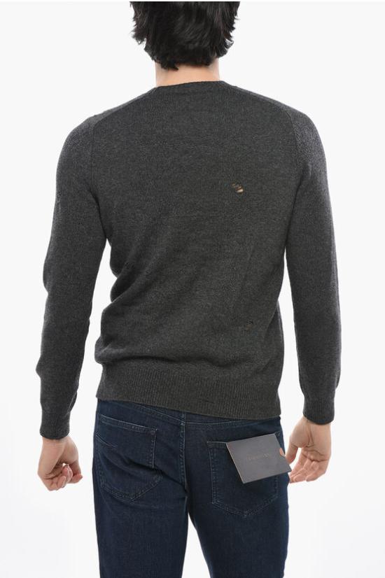  알렉산더 맥퀸 스웨터 438557 Q1JBU 1134 Gray - ALEXANDER MCQUEEN