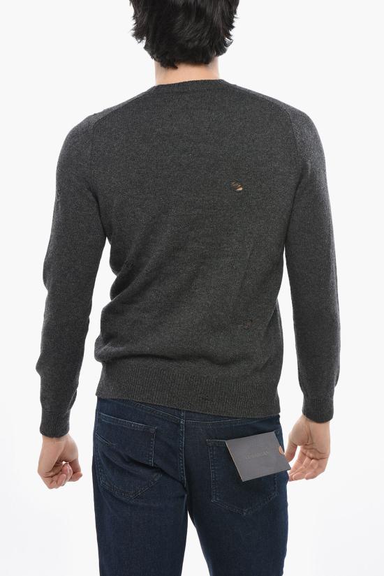  알렉산더 맥퀸 스웨터 438557 Q1JBU 1134 Gray - ALEXANDER MCQUEEN