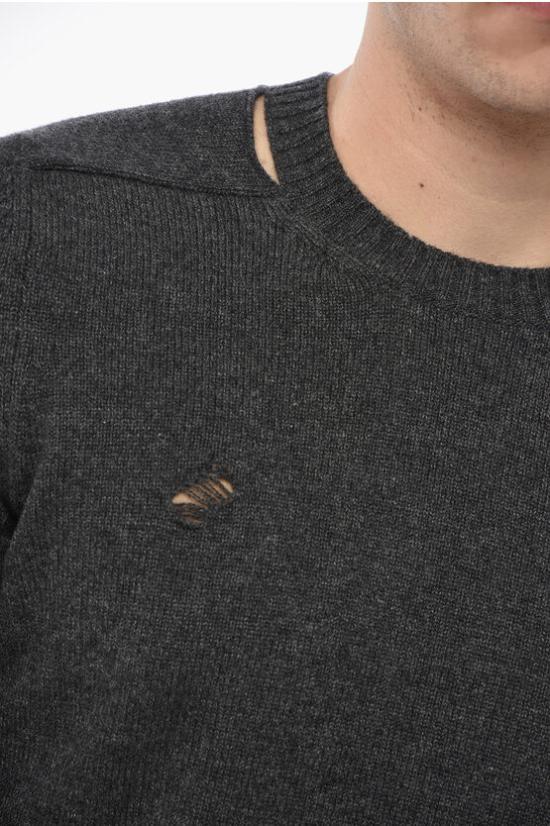  알렉산더 맥퀸 스웨터 438557 Q1JBU 1134 Gray - ALEXANDER MCQUEEN