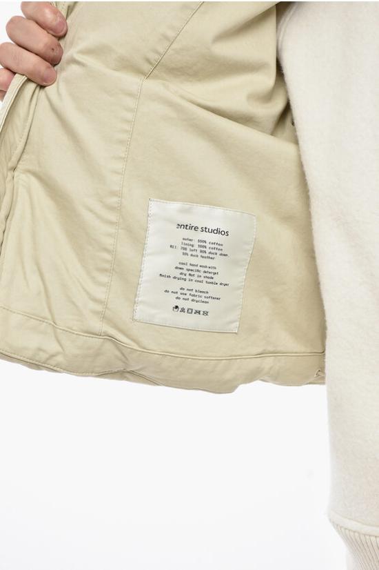  엔타이어 스튜디오 숏패딩 ES2398OW OFF WHITE Beige - ENTIRE STUDIOS