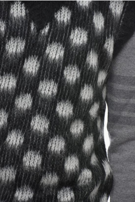  마르니 니트 베스트 CVMG0103Q0 UFU160 DON99 Black White - MARNI