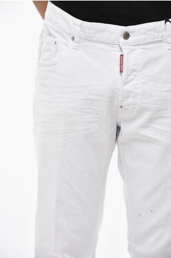  디스퀘어드2 데님 팬츠 S74LB1379 S39781 100 White - DSQUARED2