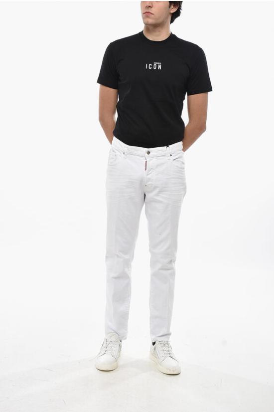  디스퀘어드2 데님 팬츠 S74LB1379 S39781 100 White - DSQUARED2