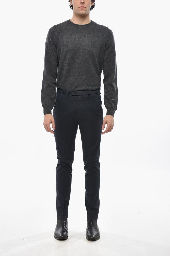  꼬르넬리아니 치노 팬츠 944ED7 9420133 001 Blue - CORNELIANI