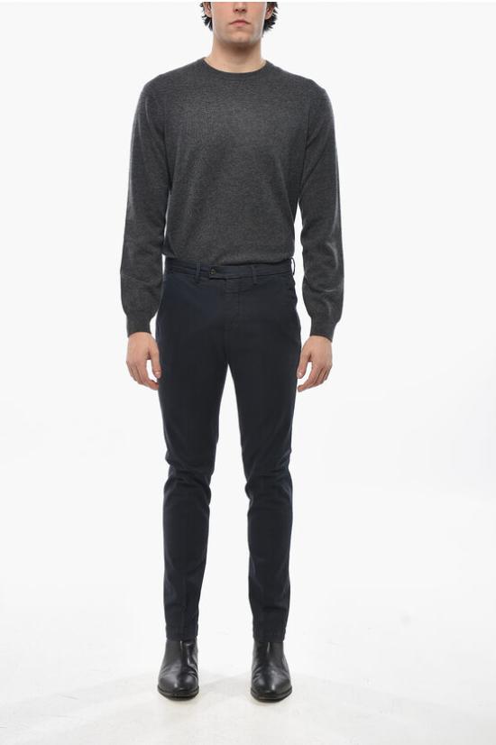  꼬르넬리아니 치노 팬츠 944ED7 9420133 001 Blue - CORNELIANI