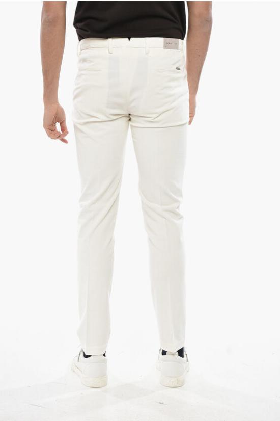  꼬르넬리아니 치노 팬츠 944ED7 9420130 073 White - CORNELIANI