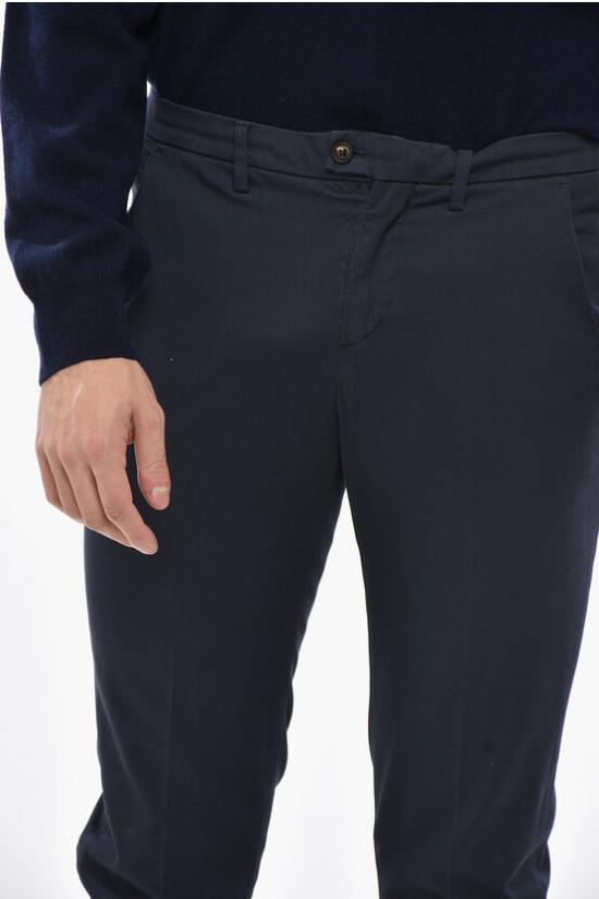  꼬르넬리아니 치노 팬츠 944ED7 9420135 001 Blue - CORNELIANI