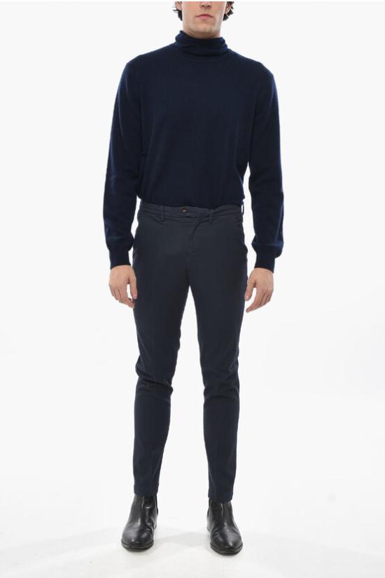  꼬르넬리아니 치노 팬츠 944ED7 9420135 001 Blue - CORNELIANI