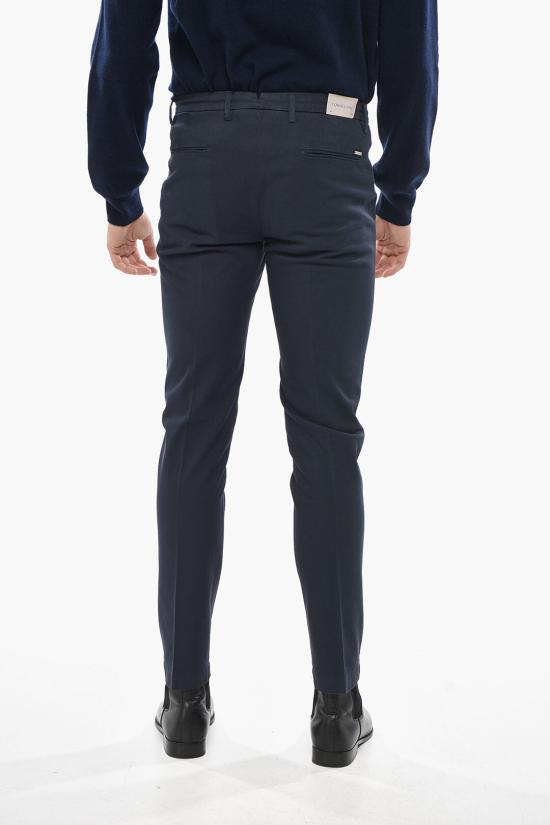  꼬르넬리아니 치노 팬츠 944ED7 9420135 001 Blue - CORNELIANI