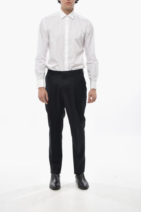  꼬르넬리아니 스트레이트 팬츠 944H21 9418212 001 Blue - CORNELIANI