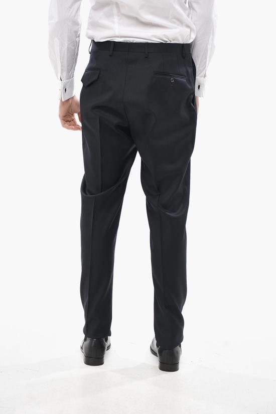  꼬르넬리아니 스트레이트 팬츠 944H21 9418212 001 Blue - CORNELIANI