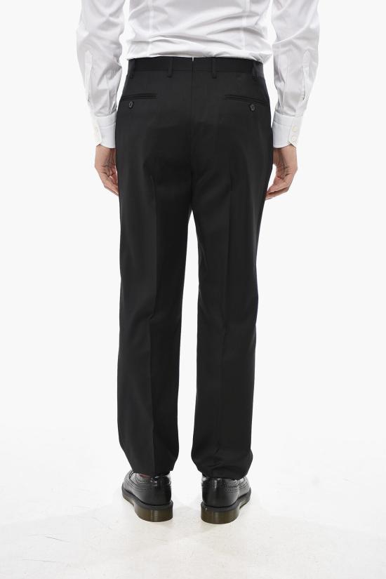  꼬르넬리아니 스트레이트 팬츠 945002 9418150 020 Black - CORNELIANI