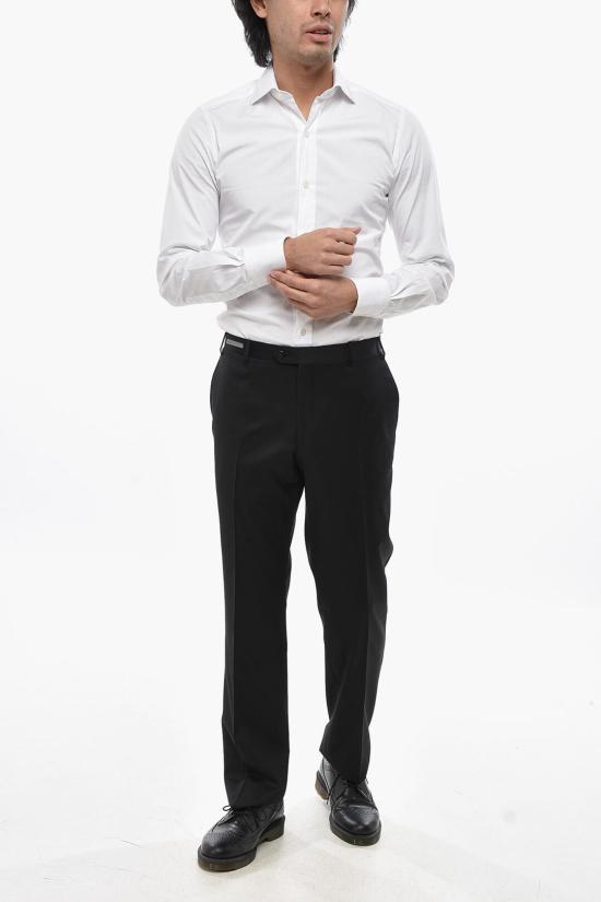  꼬르넬리아니 스트레이트 팬츠 945002 9418150 020 Black - CORNELIANI